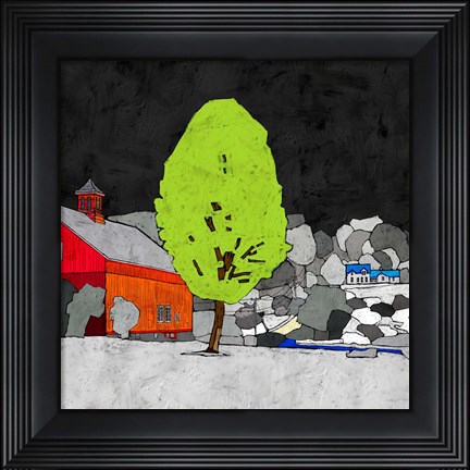Framed Countryside II Print