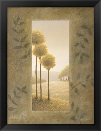 Framed Golden Escape II Print