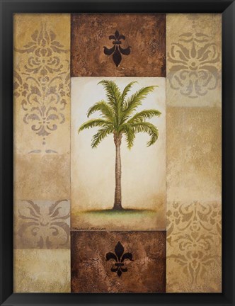 Framed Fantasy Palm I Print