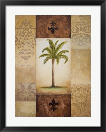 Framed Fantasy Palm I Print