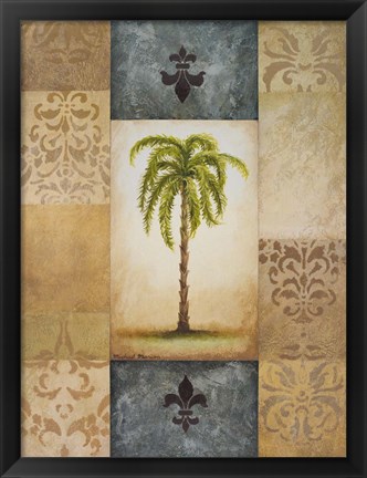 Framed Fantasy Palm II Print