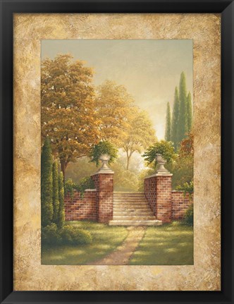 Framed Autumn Light I Print