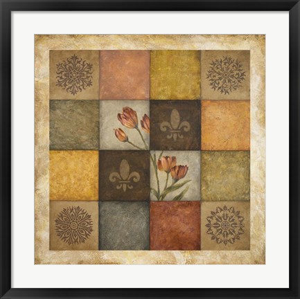 Framed Color Swatch Blossom II Print