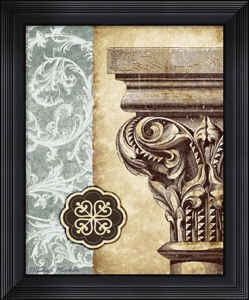 Framed Romanesque I Print