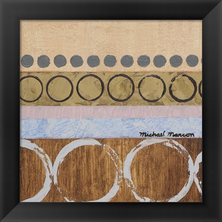 Framed Marcon Circles II Print