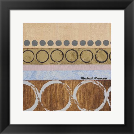 Framed Marcon Circles II Print