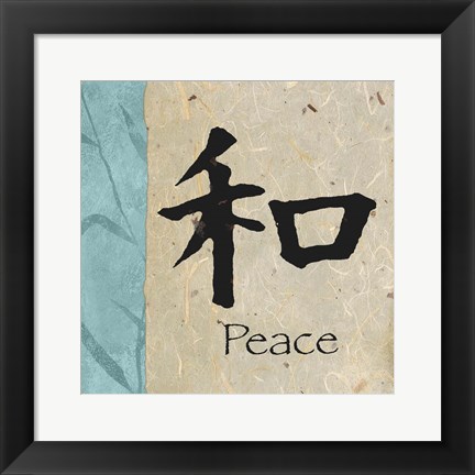 Framed Peace Print