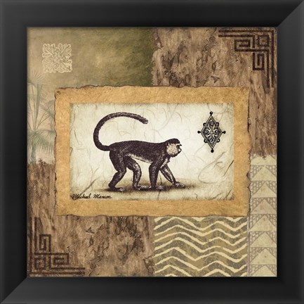 Framed Ashanti Motifs II Print