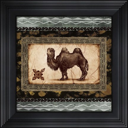 Framed African Expression Square I Print
