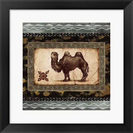 Framed African Expression Square I Print