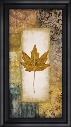 Framed Single Leaf I Print