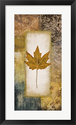 Framed Single Leaf I Print