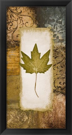 Framed Single Leaf II Print