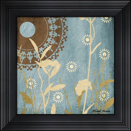 Framed Botanical Silhouettes I Print