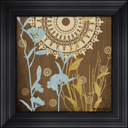 Framed Botanical Silhouettes II Print