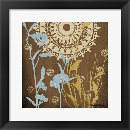 Framed Botanical Silhouettes II Print