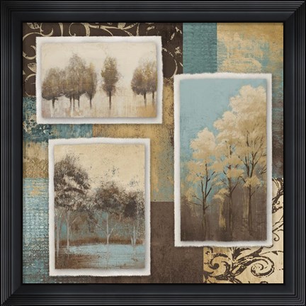 Framed Lost in Trees II Print