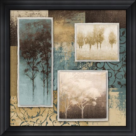 Framed Lost in Trees I Print