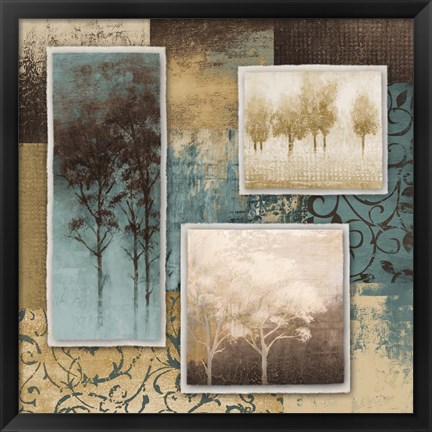 Framed Lost in Trees I Print