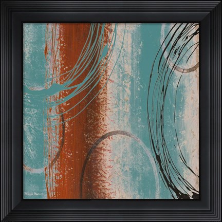 Framed Tricolored II Print