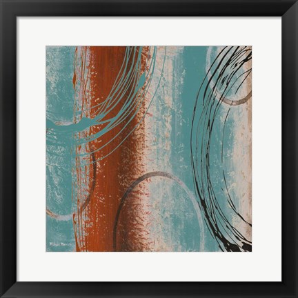 Framed Tricolored II Print