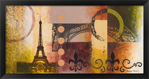 Framed Eiffel I Print