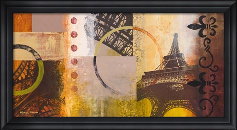 Framed Eiffel II Print