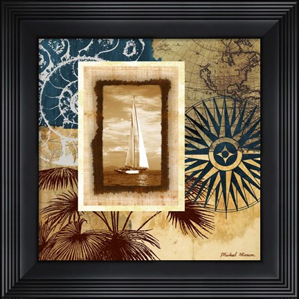 Framed Sailing the Seas II Print