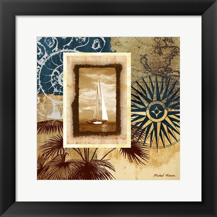 Framed Sailing the Seas II Print