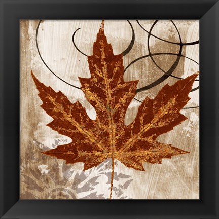 Framed Leaf of the Day II Print