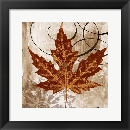 Framed Leaf of the Day II Print