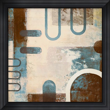 Framed Playing with Shapes II Print