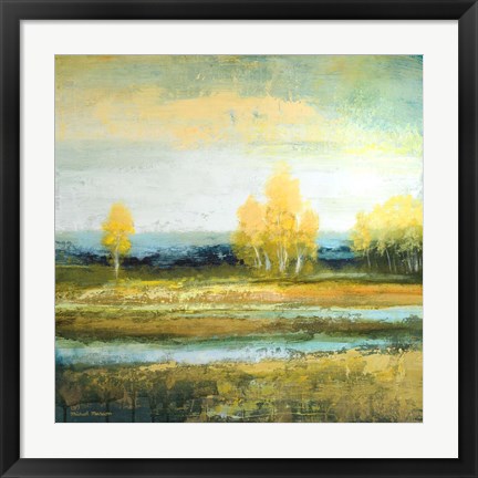 Framed Marsh Lands I Print