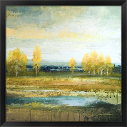 Framed Marsh Lands II Print