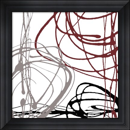 Framed Swirl Velocity II Print