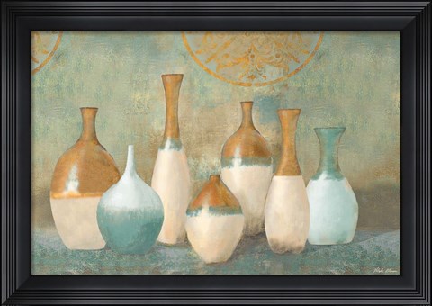 Framed Ivory Vessels Print
