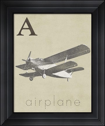 Framed is for Airplane Print