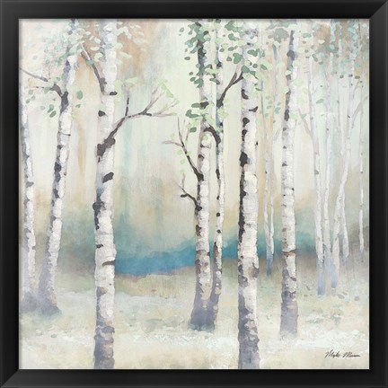 Framed Watercolor December Birch II Print