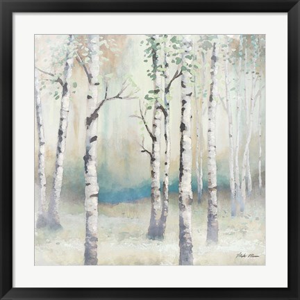 Framed Watercolor December Birch II Print