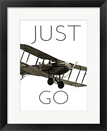 Framed Vintage Airplanes I Print