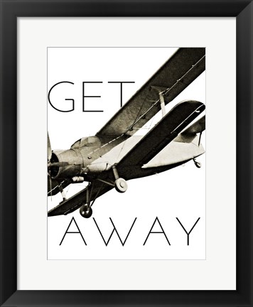 Framed Vintage Airplanes II Print