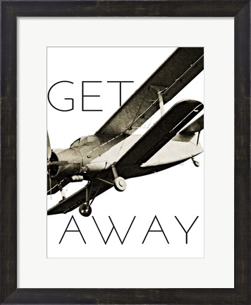 Framed Vintage Airplanes II Print