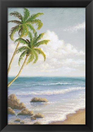 Framed Atlantic Seaside I Print