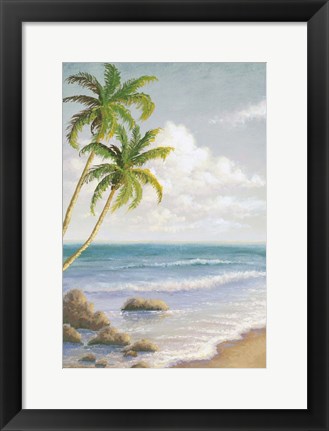 Framed Atlantic Seaside I Print