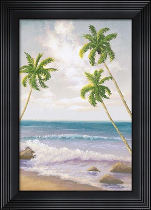 Framed Atlantic Seaside II Print