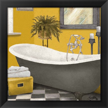 Framed Sunny Bath II Print