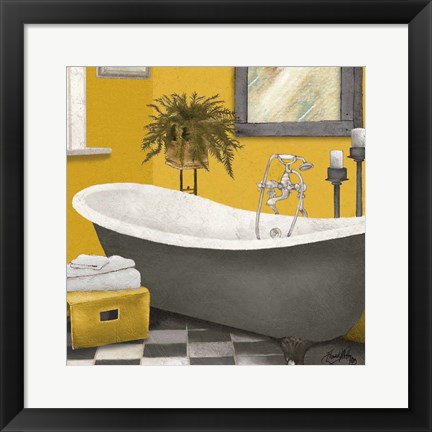 Framed Sunny Bath II Print