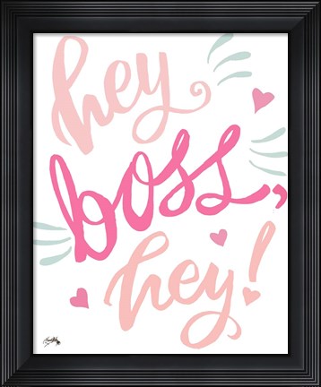 Framed Boss Lady II Print