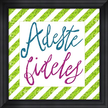 Framed Jingle Sparkle II Print