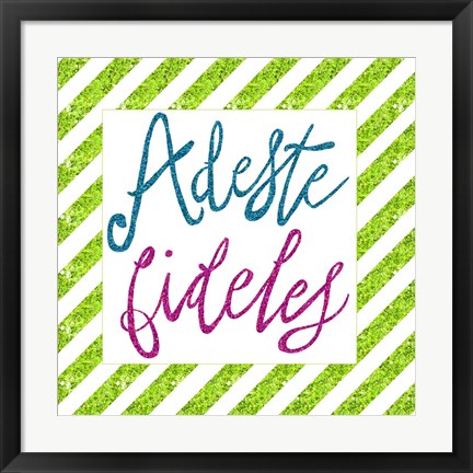 Framed Jingle Sparkle II Print